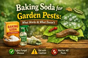 21 Featured image for baking soda for garden pests.